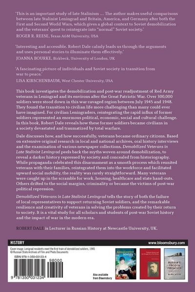 Produktbild: Demobilized Veterans in Late Stalinist Leningrad