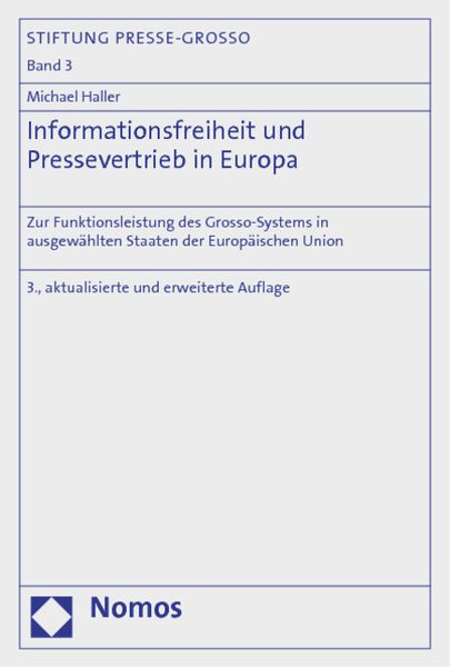Produktbild: Informationsfreiheit und Pressevertrieb in Europa