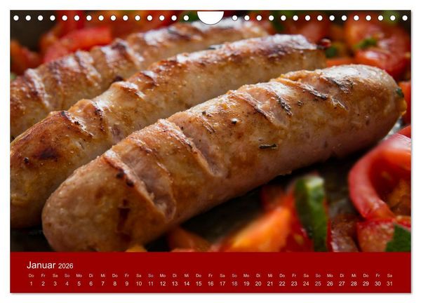 Produktbild: Schinken und Wurst (Wandkalender 2026 DIN A4 quer), CALVENDO Monatskalender
