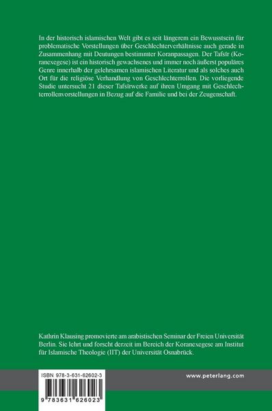 Produktbild: Geschlechterrollenvorstellungen im Tafsīr