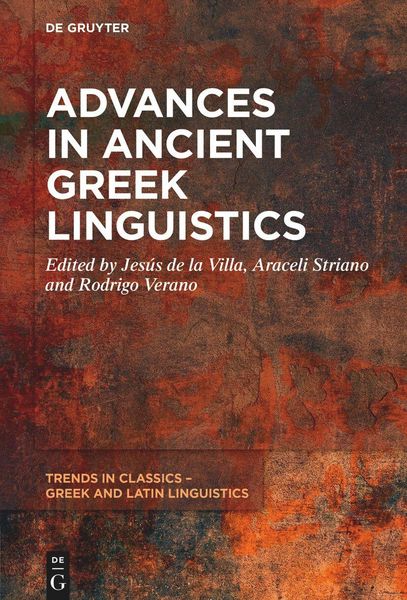 Produktbild: Advances in Ancient Greek Linguistics