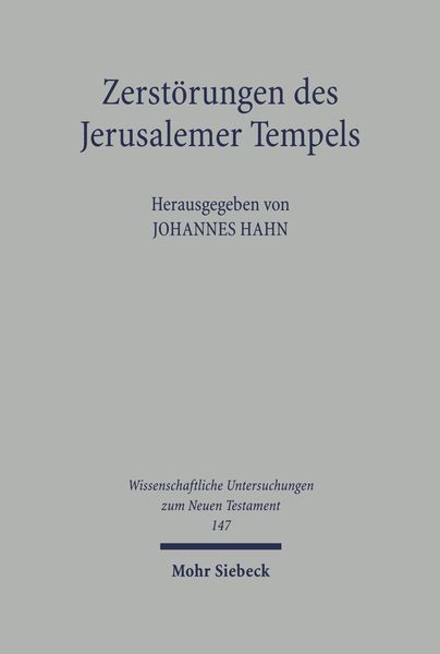 Produktbild: Zerst&ouml;rungen des Jerusalemer Tempels