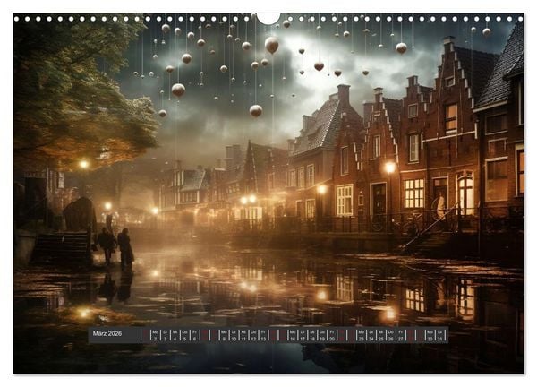 Produktbild: Unheimliche Behausungen (Wandkalender 2026 DIN A3 quer), CALVENDO Monatskalender