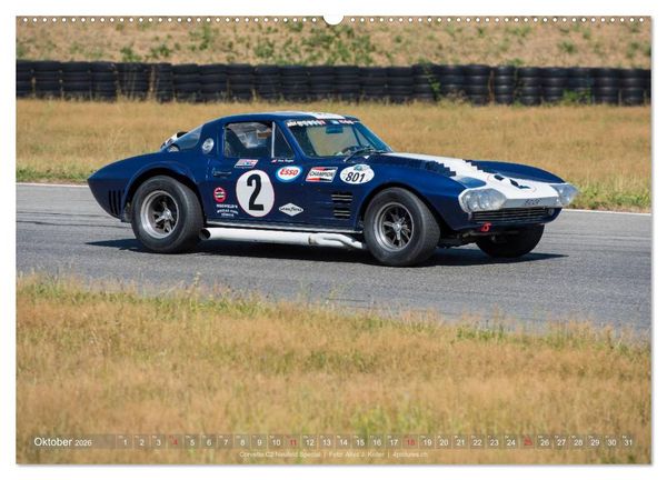Produktbild: Corvette - Die US Ikone 2026 (Wandkalender 2026 DIN A2 quer), CALVENDO Monatskalender