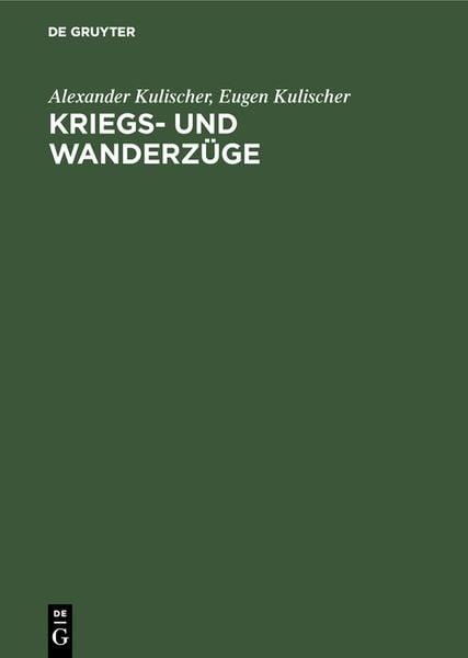 Produktbild: Kriegs- und Wanderz&uuml;ge