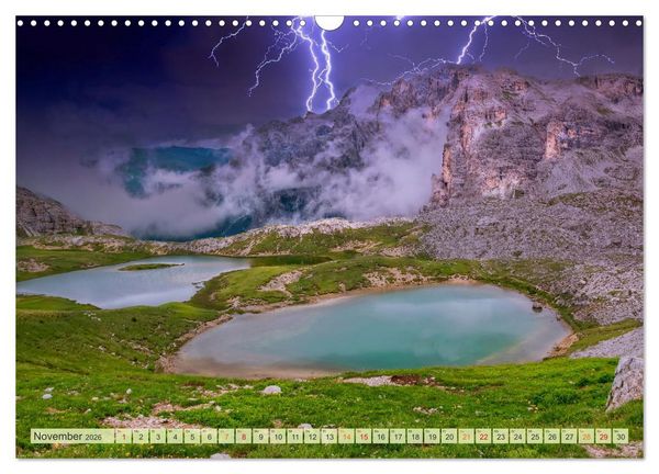 Produktbild: Wandern - die Welt erwartet Dich (Wandkalender 2026 DIN A3 quer), CALVENDO Monatskalender