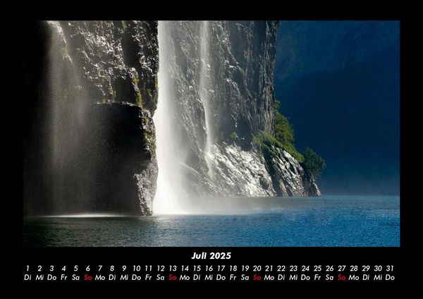 Produktbild: Wasserf&auml;lle 2025 Fotokalender DIN A3