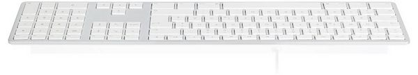 Produktbild: Matias FK318S-DE Wired Aluminium Keyboard for Mac USB Tastatur Deutsch, QWERTZ, Mac Silber