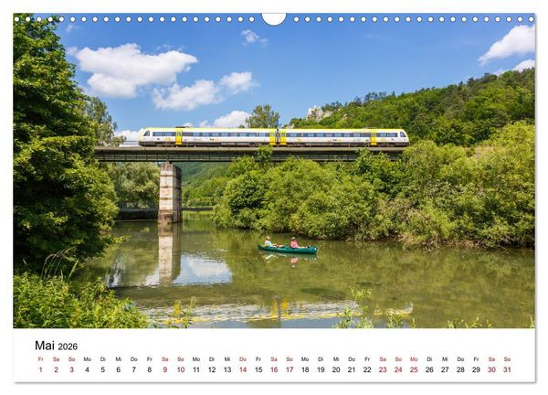 Produktbild: Eisenbahn in Deutschland (Wandkalender 2026 DIN A3 quer), CALVENDO Monatskalender