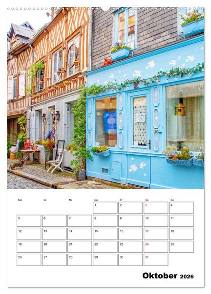 Produktbild: Normandie - Reiseplaner (hochwertiger Premium Wandkalender 2026 DIN A2 hoch), Kunstdruck in Hochglanz