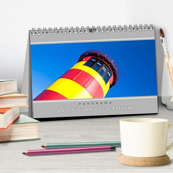 Produktbild: Der Pilsumer Leuchtturm (Tischkalender 2026 DIN A5 quer), CALVENDO Monatskalender