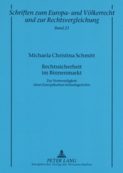 Produktbild: Rechtssicherheit im Binnenmarkt