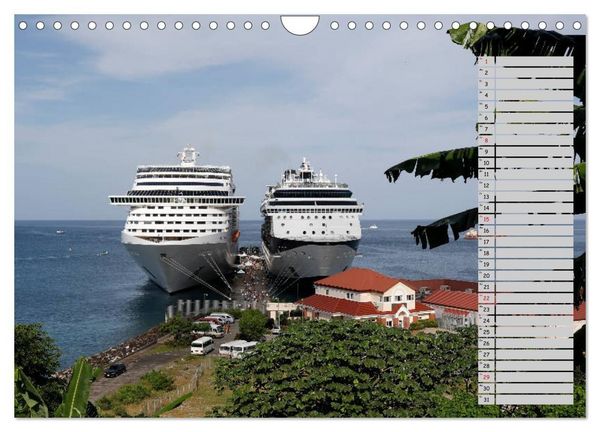Produktbild: Riesen der Meere - Kreuzfahrtschiffe Geburtstagskalender (Wandkalender 2027 DIN A4 quer), CALVENDO Monatskalender