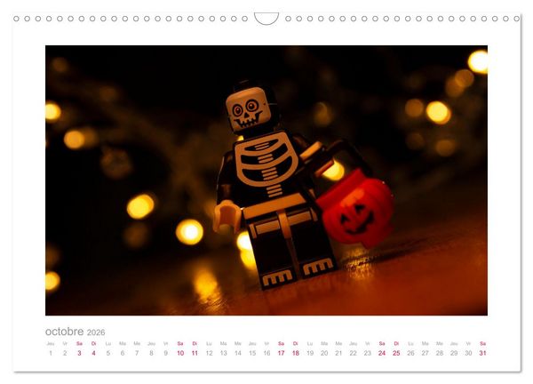 Produktbild: La vie secr&egrave;te des figurines (Calendrier mural 2026 DIN A3 vertical), CALVENDO calendrier mensuel