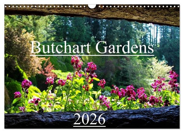 Produktbild: Butchart Gardens 2026 (Wandkalender 2026 DIN A3 quer), CALVENDO Monatskalender