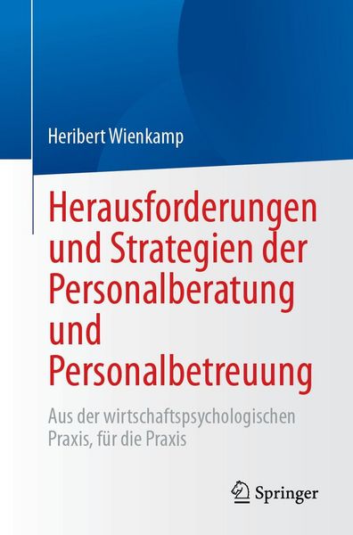 Produktbild: Herausforderungen und Strategien der Personalberatung und Personalbetreuung