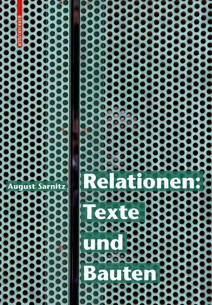 Produktbild: Relationen: Texte und Bauten