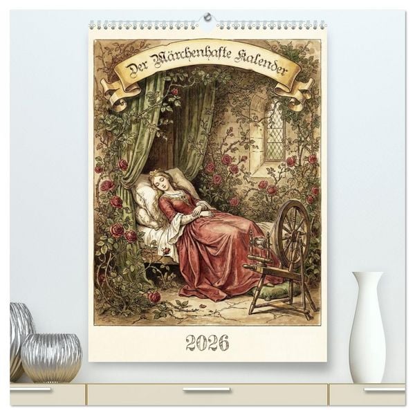 Produktbild: Der M&auml;rchenhafte Kalender (hochwertiger Premium Wandkalender 2027 DIN A2 hoch), Kunstdruck in Hochglanz