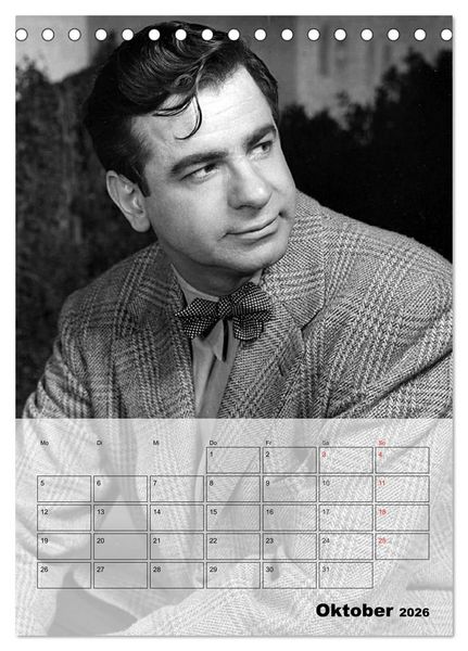 Produktbild: Filmstars - Legenden der goldenen Filmjahre (Tischkalender 2026 DIN A5 hoch), CALVENDO Monatskalender