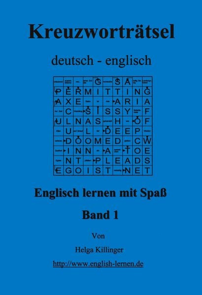 Produktbild: Englisch lernen mit Spa&szlig;. Kreuzwortr&auml;tsel deutsch-englisch