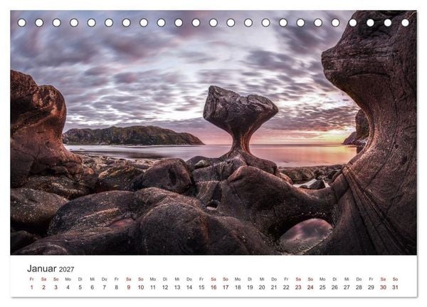 Produktbild: Fernweh Kalender (Tischkalender 2027 DIN A5 quer), CALVENDO Monatskalender