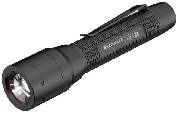 Ledlenser P5 Core LED Stablampe mit Gürtelclip batteriebetrieben 150lm 12h 83g