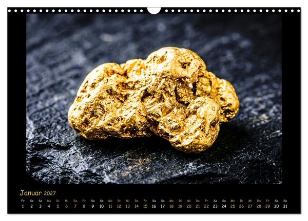Produktbild: AURUM Das unverg&auml;ngliche Element (Wandkalender 2027 DIN A3 quer), CALVENDO Monatskalender