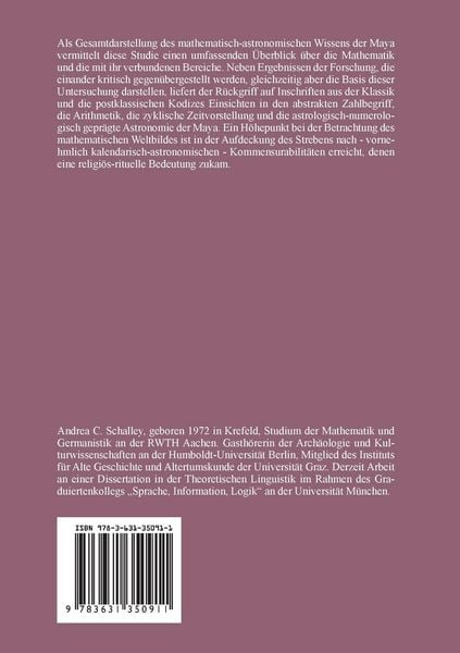 Produktbild: Das mathematische Weltbild der Maya