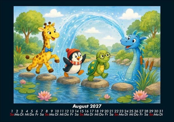 Produktbild: Nala, Pico & Taz in der Drachenwelt 2027 Fotokalender DIN A5