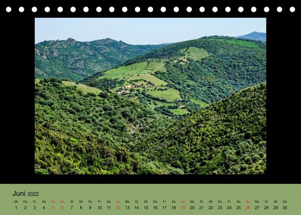 Produktbild: Sardische Landschaften (Tischkalender 2022 DIN A5 quer)