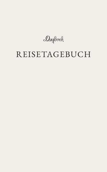 Produktbild: Reisetagebuch