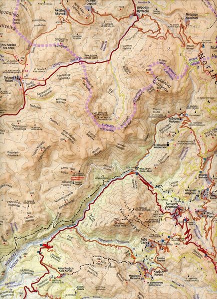 Produktbild: Topografische Bergwanderkarte 8.1. Taigetos 1 : 50 000