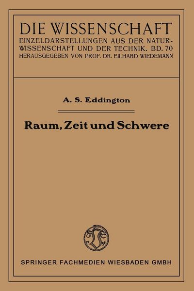 Produktbild: Raum, Zeit und Schwere