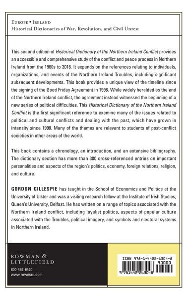 Produktbild: Historical Dictionary of the Northern Ireland Conflict