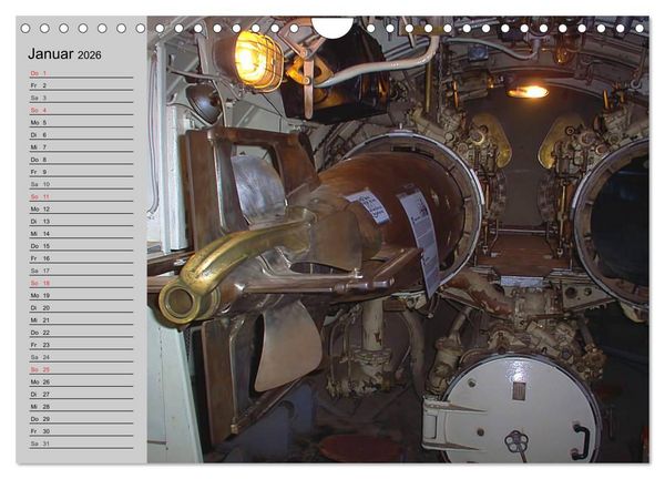 Produktbild: U-Boote. Milit&auml;rische Unget&uuml;me (Wandkalender 2026 DIN A4 quer), CALVENDO Monatskalender
