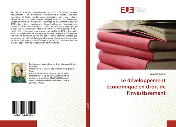 Produktbild: Le d&eacute;veloppement &eacute;conomique en droit de l'investissement