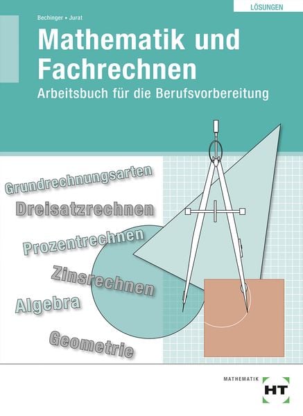 Produktbild: &Uuml;bungsbuch mit eingetragenen L&ouml;sungen Mathematik und Fachrechnen