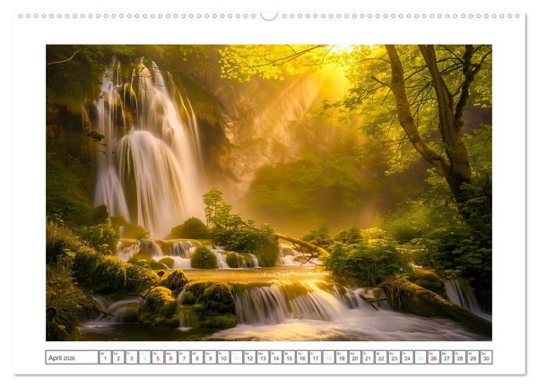 Produktbild: Wo Wasser und Magie sich vereinen (Wandkalender 2026 DIN A2 quer), CALVENDO Monatskalender