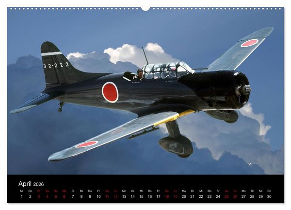 Produktbild: Oldtimer am Himmel (Wandkalender 2026 DIN A2 quer), CALVENDO Monatskalender