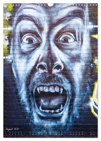 Produktbild: Faszinierende Streetart an Mauern und Hausw&auml;nden (Wandkalender 2027 DIN A3 hoch), CALVENDO Monatskalender