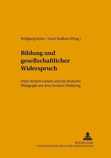 Produktbild: Bildung und gesellschaftlicher Widerspruch
