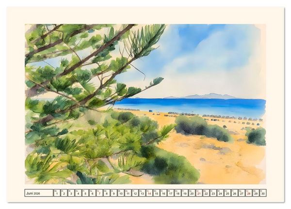 Produktbild: Zauberhafte griechische Inselwelt (Wandkalender 2026 DIN A3 quer), CALVENDO Monatskalender