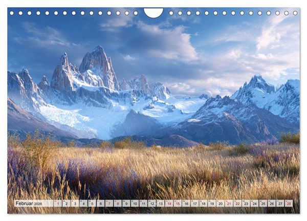 Produktbild: Die Sprache der Gipfel (Wandkalender 2026 DIN A4 quer), CALVENDO Monatskalender