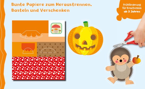 Produktbild: Das Verbastelbuch f&uuml;r die Allerkleinsten. Schneiden und Kleben. Herbst