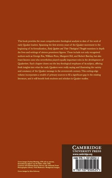 Produktbild: Early Quakers and Their Theological Thought