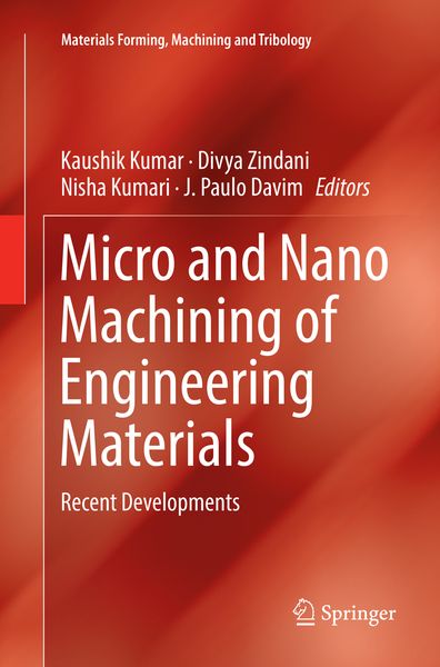 Produktbild: Micro and Nano Machining of Engineering Materials