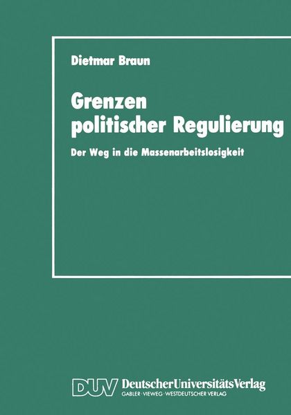 Produktbild: Grenzen politischer Regulierung