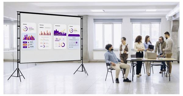 Produktbild: SpeaKa Professional SP-PST-314 Stativleinwand Bildformat: 16:9