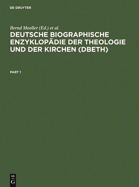 Produktbild: Deutsche Biographische Enzyklop&auml;die der Theologie und der Kirchen (DBETh)