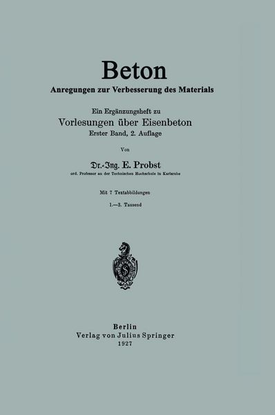 Produktbild: Beton Anregungen zur Verbesserung des Materials